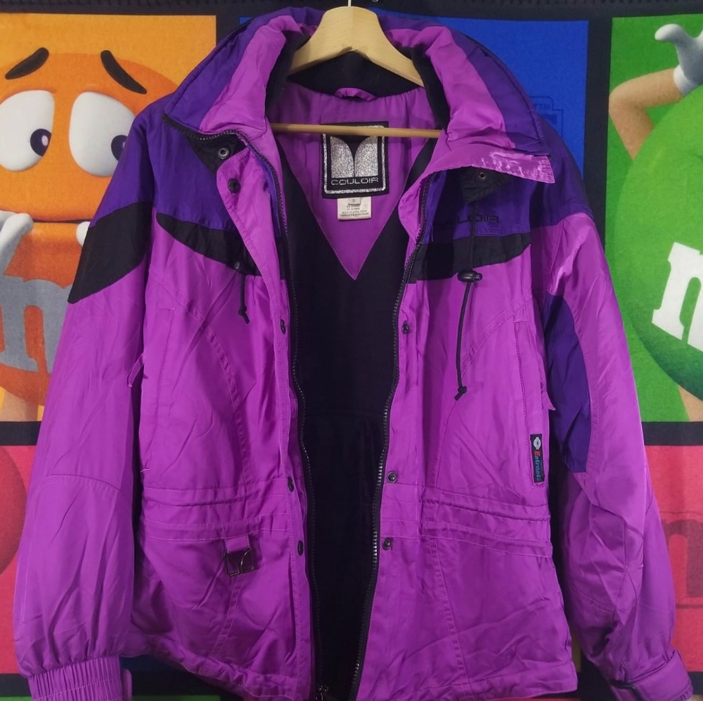 Magenta Satin Vintage Jacket by Couloir